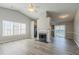 Living room with fireplace and vaulted ceilings at 2675 Park Ave, Austell, GA 30106