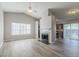 Living room with fireplace and vaulted ceilings at 2675 Park Ave, Austell, GA 30106