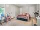 Cozy bedroom with a double bed and access to exterior door at 4291 Lamar St, Decatur, GA 30035