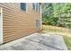 Exterior shot showcasing the backyard patio area at 101 Chestnut Dr, Canton, GA 30114