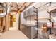 Functional basement with cabinets, shelving, and utility setup, providing ample storage and space for projects at 101 Chestnut Dr, Canton, GA 30114