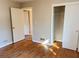 Bedroom with hardwood floors and closet space at 1820 Arkose Dr, Atlanta, GA 30316