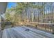 Wooden deck overlooks private wooded backyard at 2536 Nw Ridgecrest Dr Nw, Kennesaw, GA 30152