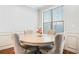 Formal dining room with round table and upholstered chairs at 86 Trailview Ln, Hiram, GA 30141