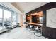 Modern bar with sleek countertops and stylish stools at 400 W Peachtree Nw St # 2810, Atlanta, GA 30308