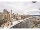 Stunning city skyline view from private balcony at 400 W Peachtree Nw St # 2810, Atlanta, GA 30308