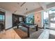 Well-equipped game room featuring a billiard table at 400 W Peachtree Nw St # 2810, Atlanta, GA 30308
