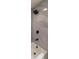 Bathroom shower with gray marble tile and black fixtures at 970 Sidney Marcus Ne Blvd # 2113, Atlanta, GA 30324