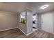 Entryway with hardwood floors, open to kitchen and living room at 970 Sidney Marcus Ne Blvd # 2113, Atlanta, GA 30324