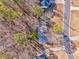 Aerial view of house and surrounding neighborhood at 396 Southern Trace Dr, Rockmart, GA 30153