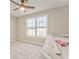 Spacious bedroom with new carpet and a ceiling fan at 396 Southern Trace Dr, Rockmart, GA 30153