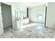 Spacious bathroom with double vanity and marble floors at 545 Angier Ne Ave, Atlanta, GA 30308