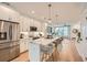 Bright and open kitchen featuring a center island with counter seating and stainless steel appliances at 400 Pratt Se Dr # 1403, Atlanta, GA 30315