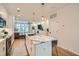 Stylish kitchen with granite countertops, stainless steel appliances, and an island with bar stool seating at 400 Pratt Se Dr # 1403, Atlanta, GA 30315
