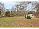 Large backyard with a partially visible house and trees at 504 Leguin Mill Rd, Locust Grove, GA 30248