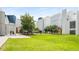 Well-manicured outdoor space offers a tranquil retreat near modern architecture and an iconic little yellow house at 273 12Th Ne St # 210, Atlanta, GA 30309