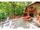 Spacious deck overlooking scenic backyard and trees at 4955 H D Atha Rd, Covington, GA 30014