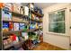 Walk-in pantry with ample shelving for storage at 4955 H D Atha Rd, Covington, GA 30014