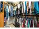 Large walk-in closet with ample hanging and shelving space at 4955 H D Atha Rd, Covington, GA 30014