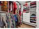 Large walk-in closet with ample shelving and hanging space at 5120 Due West Nw Rd, Kennesaw, GA 30152