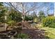 Landscaped backyard with bird feeders and a small fountain at 1230 Piedmont Ne Ave # 405, Atlanta, GA 30309