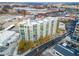 Building exterior and street view with autumn foliage at 1100 Howell Mill Nw Rd # 610, Atlanta, GA 30318