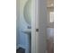 Bathroom shows pedestal sink with modern fixtures and neutral paint at 250 Shawnee Trl, Dallas, GA 30157