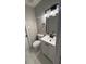 The bathroom features modern fixtures and stylish design at 2715 Heritage Ln, Morrow, GA 30260