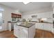 Modern kitchen with white cabinets and granite countertops at 110 Smithdun Ln, Atlanta, GA 30350