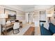 Bright home office features built-in desk and cozy seating area at 7049 Brushwood Bend (Lot 59), Lithonia, GA 30058