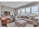 Bright living room with large windows, comfortable seating, and stylish decor at 215 Arizona Ne Ave # 2, Atlanta, GA 30307