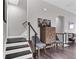Elegant staircase with modern railings and stylish decor at 215 Arizona Ne Ave # 2, Atlanta, GA 30307