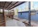 Backyard with covered deck, shed and concrete patio at 4453 White Oak Dr, Sugar Hill, GA 30518