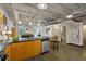 Open concept kitchen with island and stainless steel appliances at 5200 Peachtree Rd # 3116, Chamblee, GA 30341