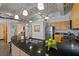 Modern kitchen with island and stainless steel appliances at 5200 Peachtree Rd # 3116, Chamblee, GA 30341