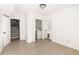 Bright laundry room with washer, dryer, and exterior access at 3512 Casa Woods Ln, Clarkston, GA 30021