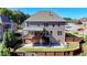 House with a deck and fenced backyard at 1190 Smithwell Pt, Kennesaw, GA 30152