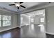 Main bedroom suite with hardwood floors and an open layout at 1190 Smithwell Pt, Kennesaw, GA 30152