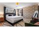 Bright bedroom featuring a king-size bed and modern decor at 5371 Tall Oak Dr, Marietta, GA 30068