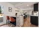 Modern kitchen with large island and stylish barstools at 5371 Tall Oak Dr, Marietta, GA 30068