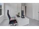 Bright home office featuring a modern desk setup, perfect for remote work and study at 6320 Halcyon Garden Dr, Alpharetta, GA 30005