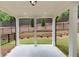 Covered patio with concrete flooring and backyard view at 1442 Casteel Lake Ln # 277, Buford, GA 30518