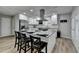 Modern kitchen with stainless steel appliances and granite countertops at 1606 Fieldgreen Overlook, Stone Mountain, GA 30088