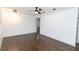 Bright living room with hardwood floors and ceiling fan at 2105 Fellowship Rd, Tucker, GA 30084