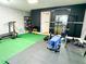 Basement home gym with various workout equipment at 320 Kentshire, Lawrenceville, GA 30044