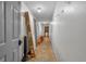 Unfinished basement hallway with storage at 65 Centerport Dr, White, GA 30184