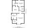 Floor plan featuring bedrooms, bathrooms, a laundry, and a walk-in closet on the upper level at 1131 Orr Rd, Jonesboro, GA 30238
