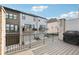 Private deck with built-in grill and views of the community at 6829 Crescendo Ct, Atlanta, GA 30328