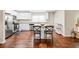 Modern kitchen with white cabinets, granite counters and island at 1430 Wisdom Way, Austell, GA 30106