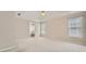 Spacious bedroom with carpet flooring and access to en-suite bathroom at 3314 Mill Grove Ter, Dacula, GA 30019